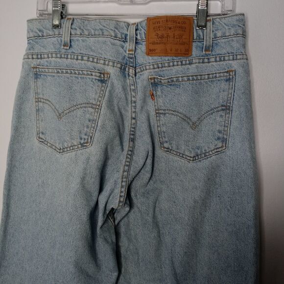 Vintage Levi's orange tab blue jeans size 32 - Picture 8 of 10